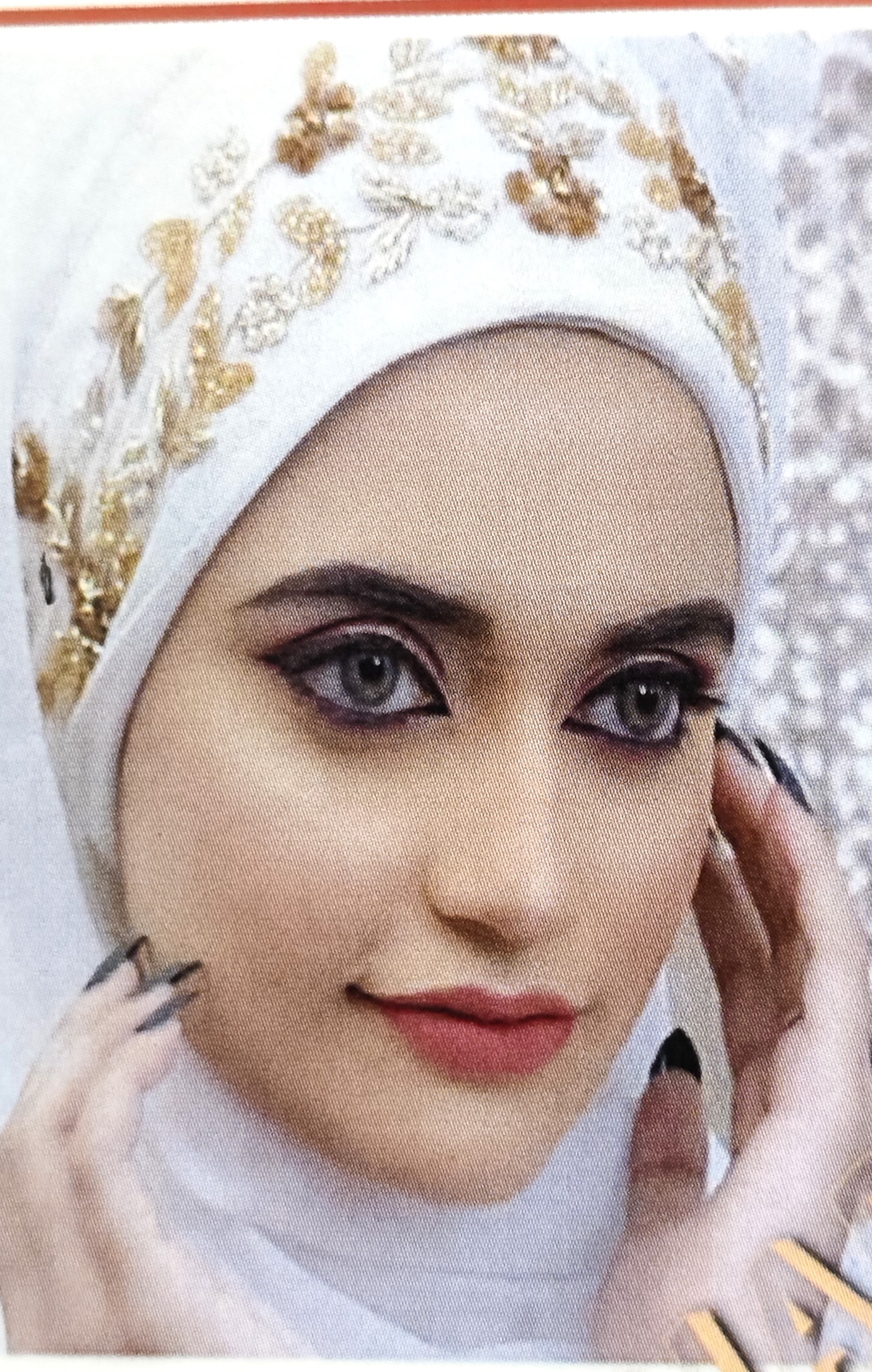 Heavy Chiffon Instant Hijab with Zardosi Handwork Bridal Wear Heavy Chiffon Instant Hijab with Zardosi Handwork Bridal Wear