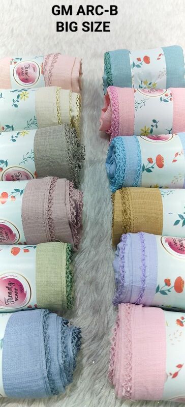Gentleman Cotton Crochet Border Gentleman Cotton Crochet Border