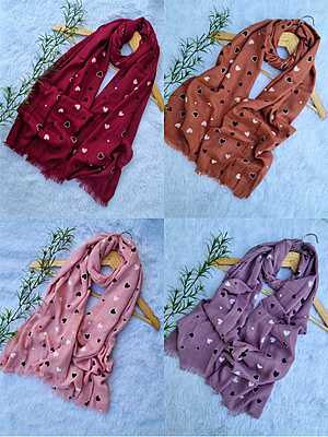 Imported turkish cotton heart print Imported turkish cotton heart print