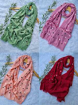 Imported turkish cotton heart print Imported turkish cotton heart print