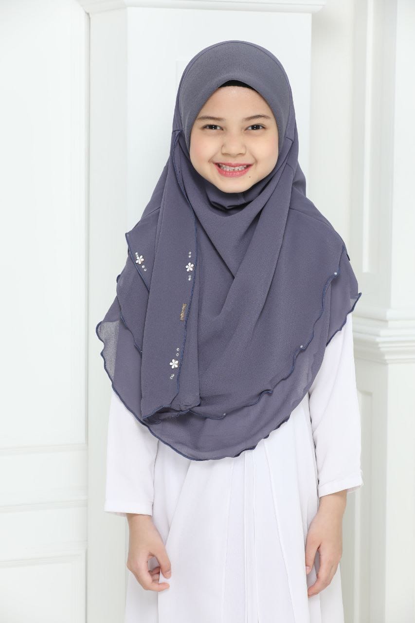 Malaysian Kids 2 layer Chiffon Instant Makhana Malaysian Kids 2 layer Chiffon Instant Makhana