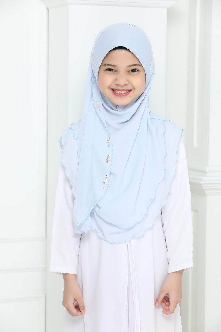 Malaysian Kids 2 layer Chiffon Instant Makhana Malaysian Kids 2 layer Chiffon Instant Makhana