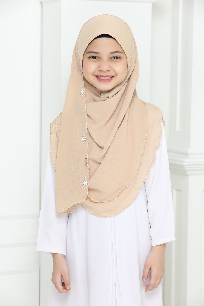 Malaysian Kids 2 layer Chiffon Instant Makhana Malaysian Kids 2 layer Chiffon Instant Makhana