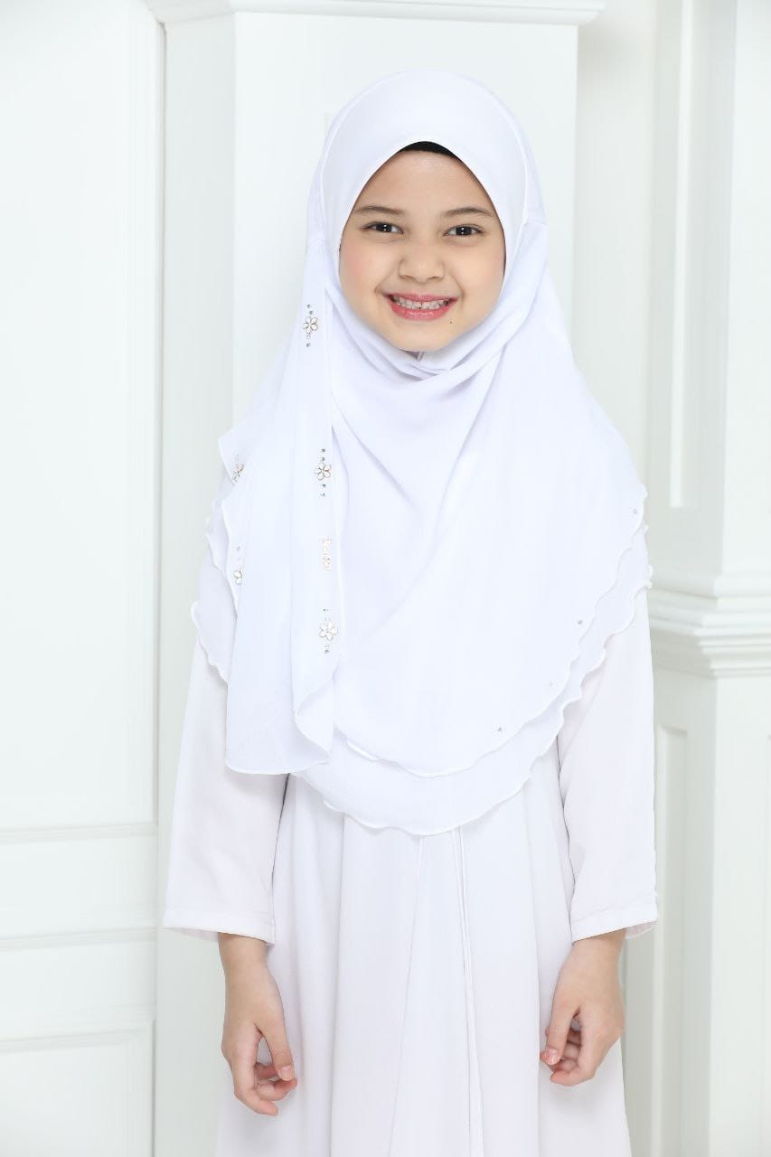 Malaysian Kids 2 layer Chiffon Instant Makhana Malaysian Kids 2 layer Chiffon Instant Makhana