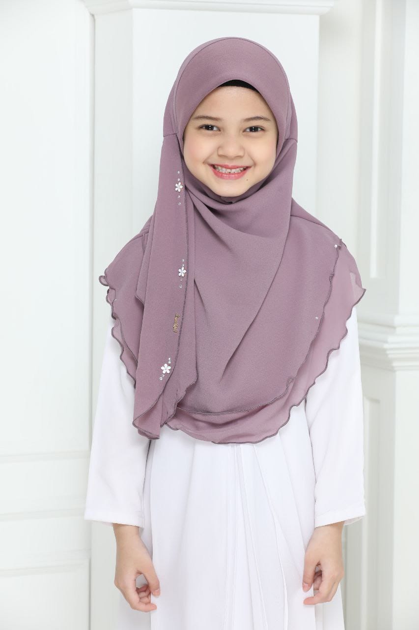 Malaysian Kids 2 layer Chiffon Instant Makhana Malaysian Kids 2 layer Chiffon Instant Makhana