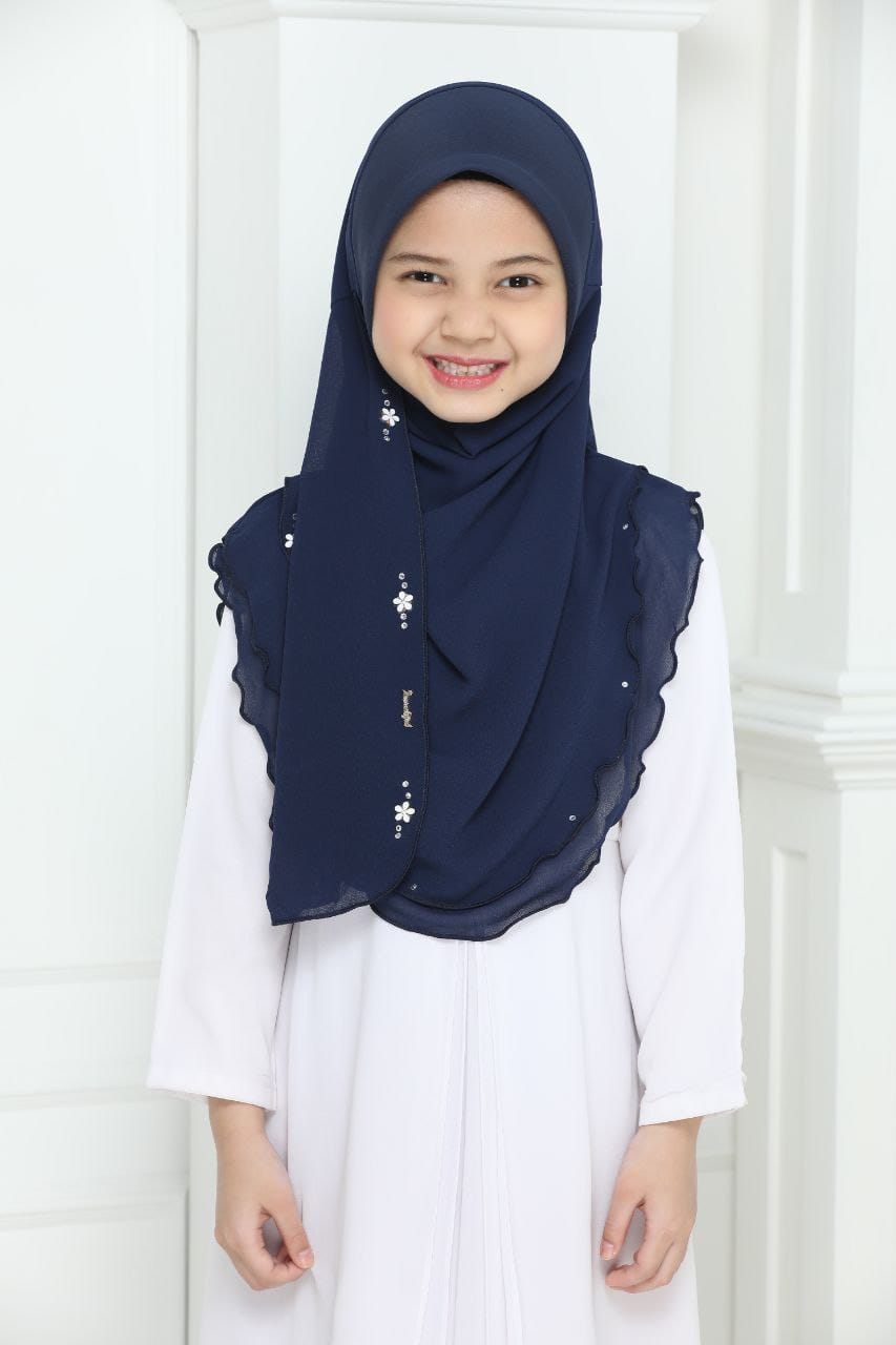 Malaysian Kids 2 layer Chiffon Instant Makhana Malaysian Kids 2 layer Chiffon Instant Makhana