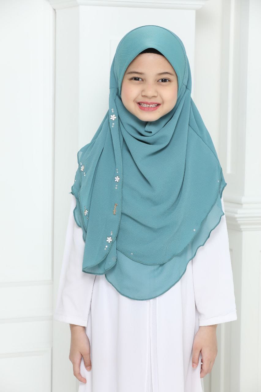 Malaysian Kids 2 layer Chiffon Instant Makhana Malaysian Kids 2 layer Chiffon Instant Makhana