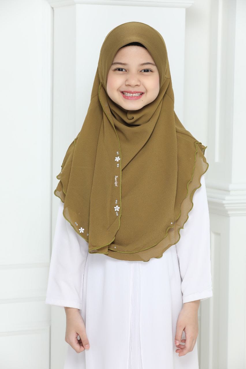 Malaysian Kids 2 layer Chiffon Instant Makhana Malaysian Kids 2 layer Chiffon Instant Makhana
