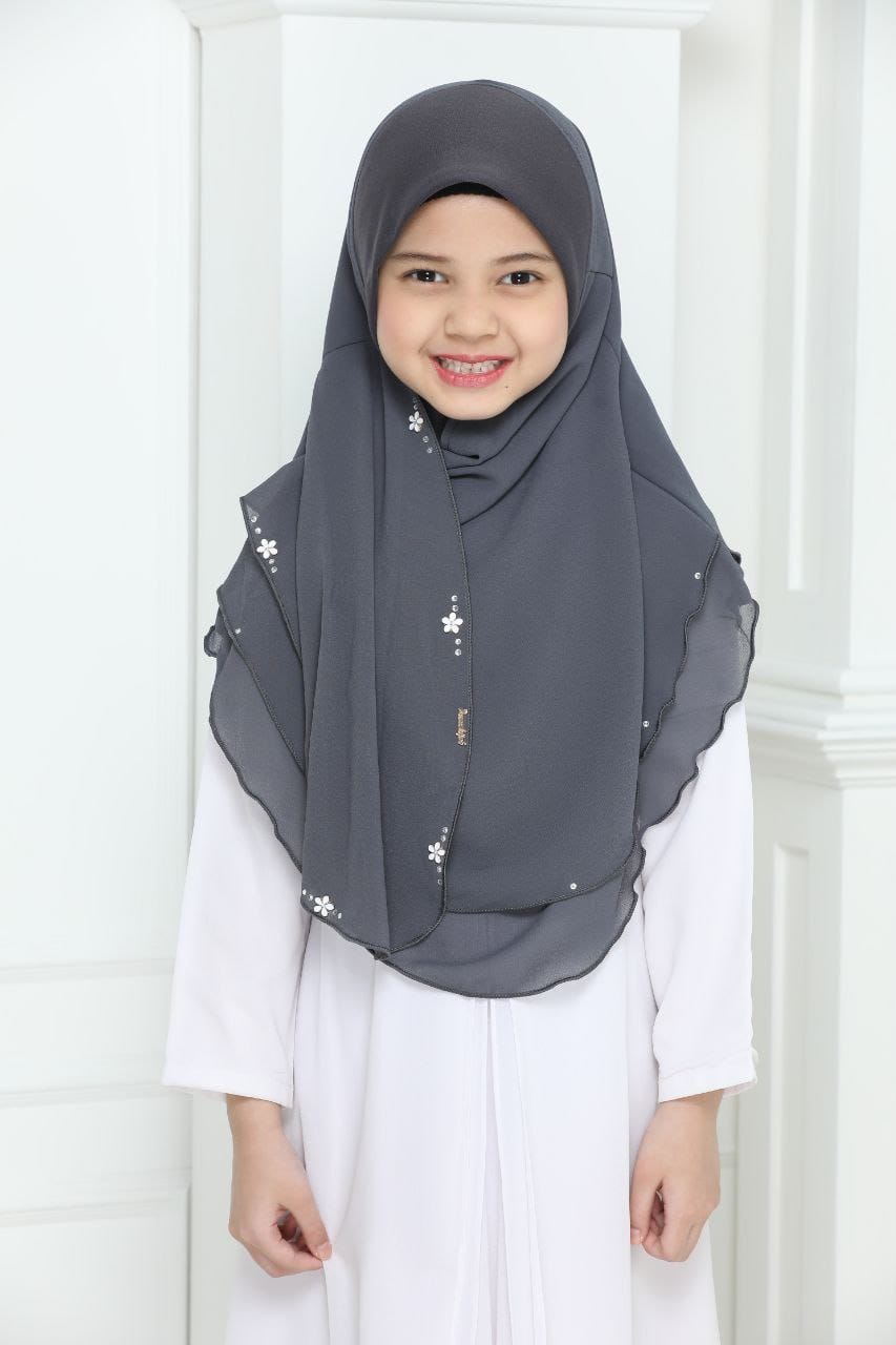 Malaysian Kids 2 layer Chiffon Instant Makhana Malaysian Kids 2 layer Chiffon Instant Makhana