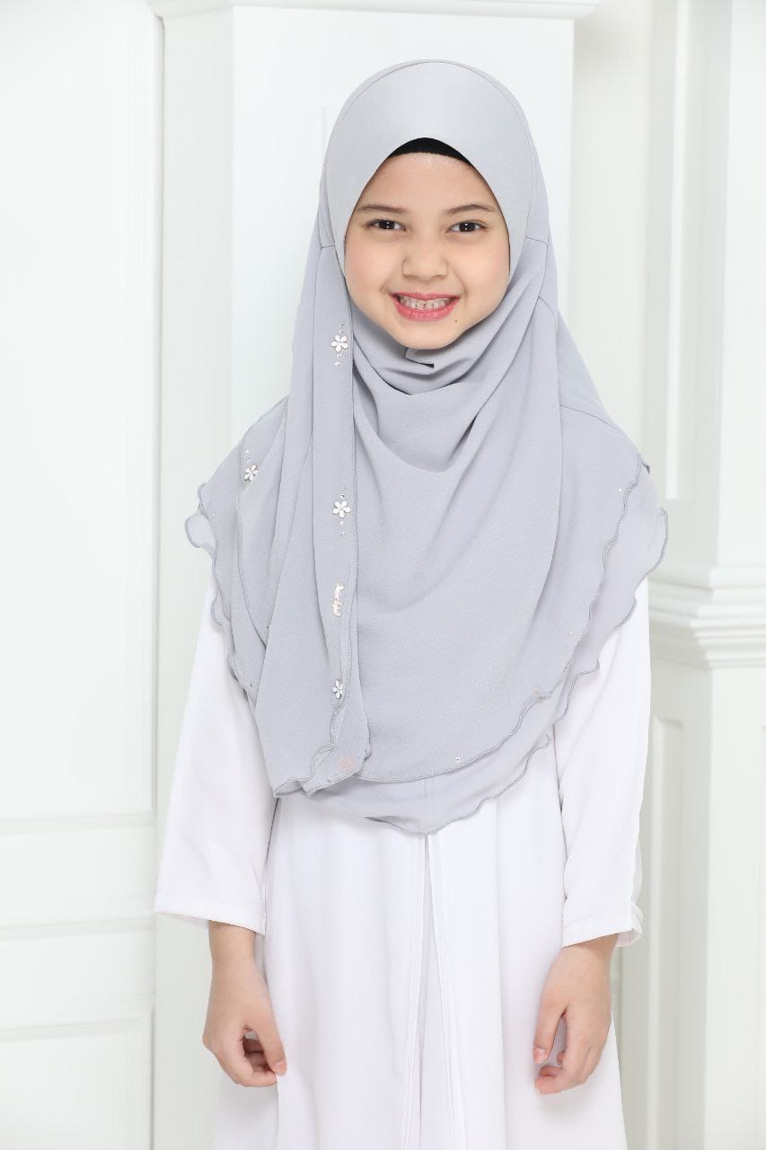 Malaysian Kids 2 layer Chiffon Instant Makhana Malaysian Kids 2 layer Chiffon Instant Makhana