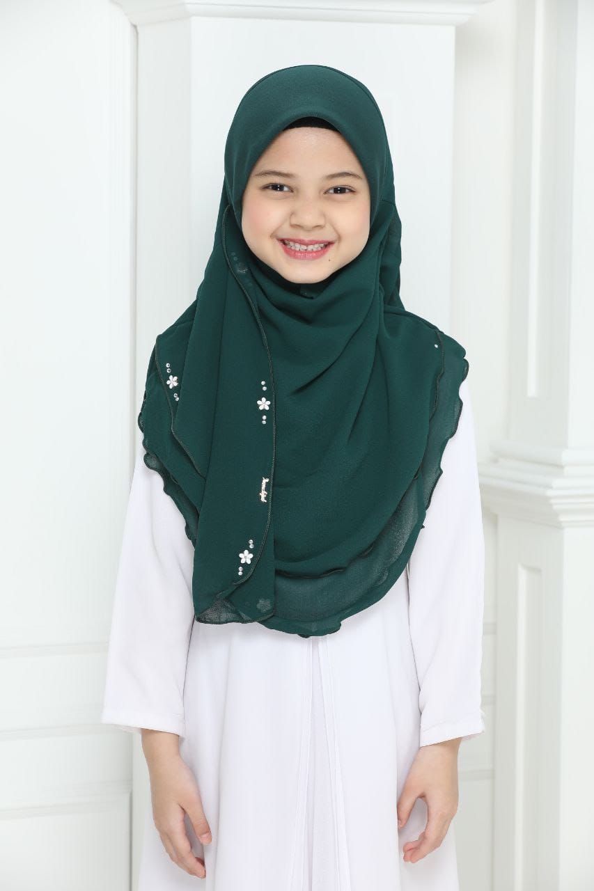 Malaysian Kids 2 layer Chiffon Instant Makhana Malaysian Kids 2 layer Chiffon Instant Makhana