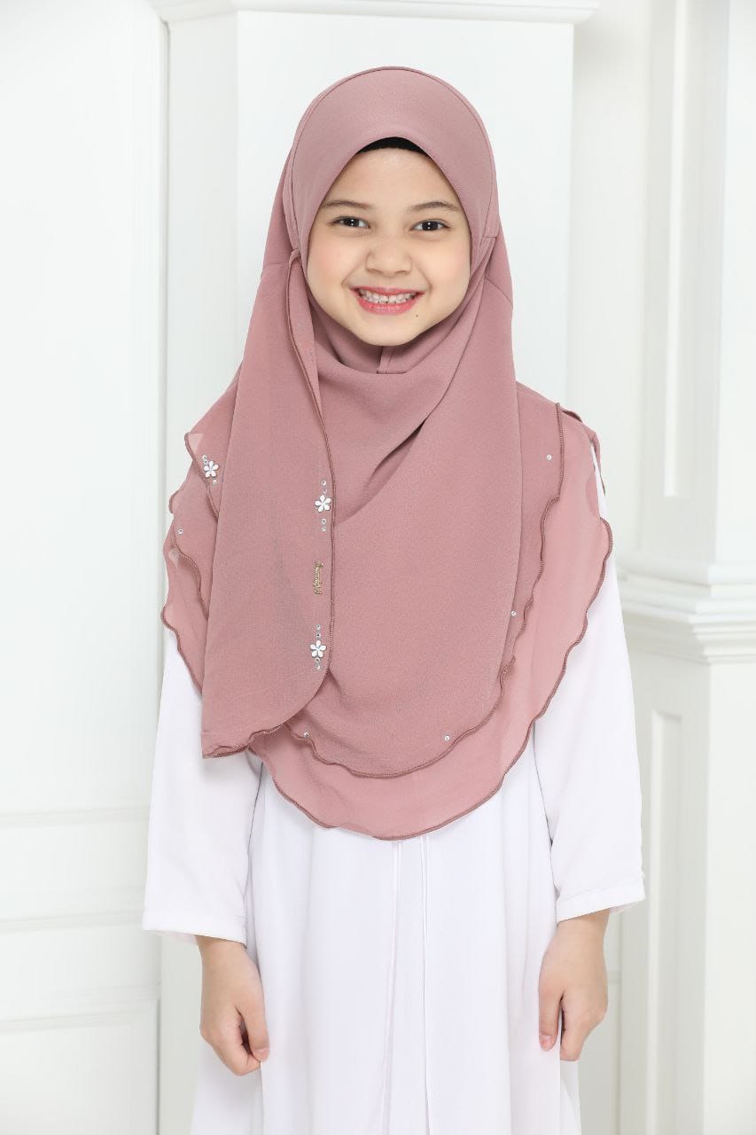 Malaysian Kids 2 layer Chiffon Instant Makhana Malaysian Kids 2 layer Chiffon Instant Makhana