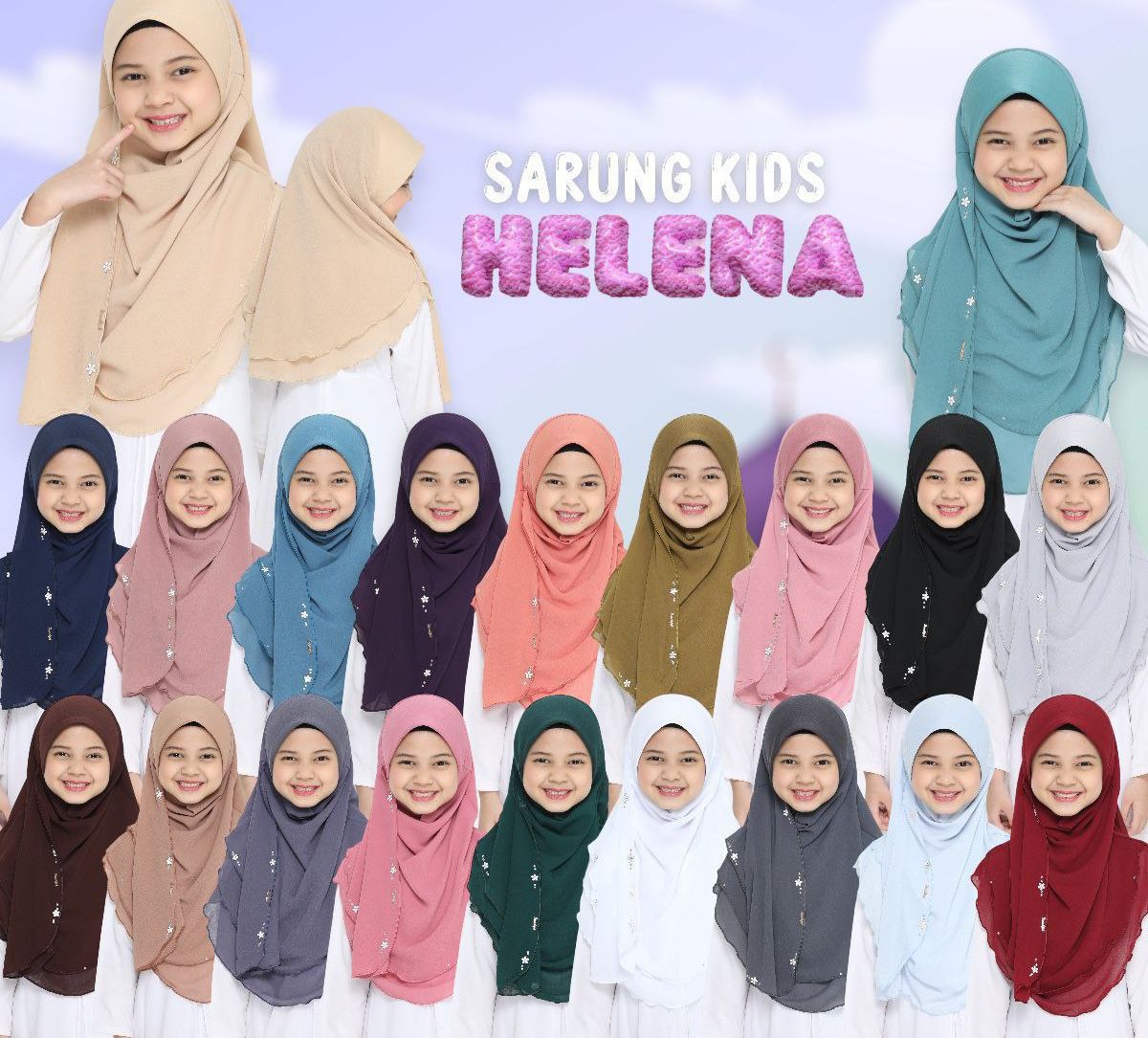 Malaysian Kids 2 layer Chiffon Instant Makhana Malaysian Kids 2 layer Chiffon Instant Makhana