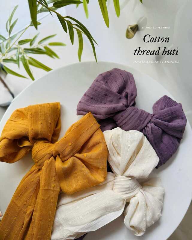 Premium Jasmine Cotton Thread Butti Hijab Premium Jasmine Cotton Thread Butti Hijab