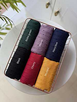 Premium Jasmine Cotton Thread Butti Hijab Premium Jasmine Cotton Thread Butti Hijab