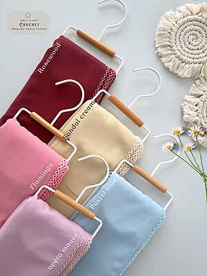 Premium Malaysian Georgette Crochet Border Premium Malaysian Georgette Crochet Border