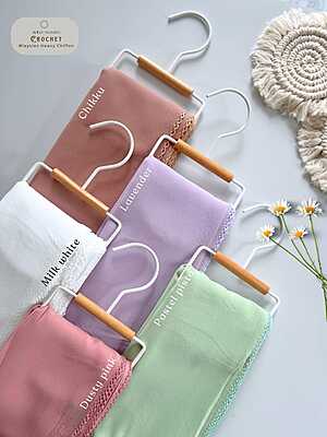 Premium Malaysian Georgette Crochet Border Premium Malaysian Georgette Crochet Border
