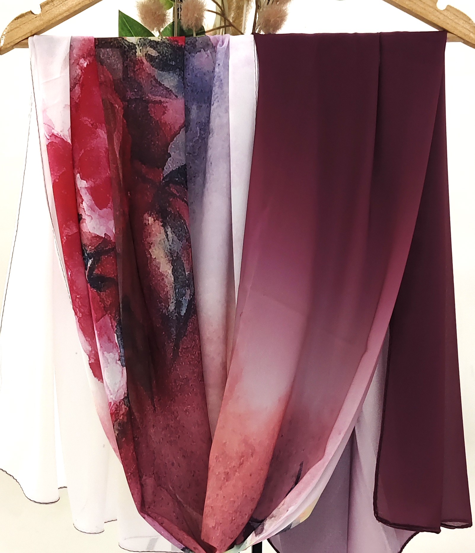 Premium Malaysian Heavy Chiffon MultiColor Hijab Premium Malaysian Heavy Chiffon MultiColor Hijab