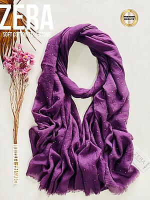 Premium Malaysian Soft Cotton With Crystal Stone Hijab Premium Malaysian Soft Cotton With Crystal Stone Hijab
