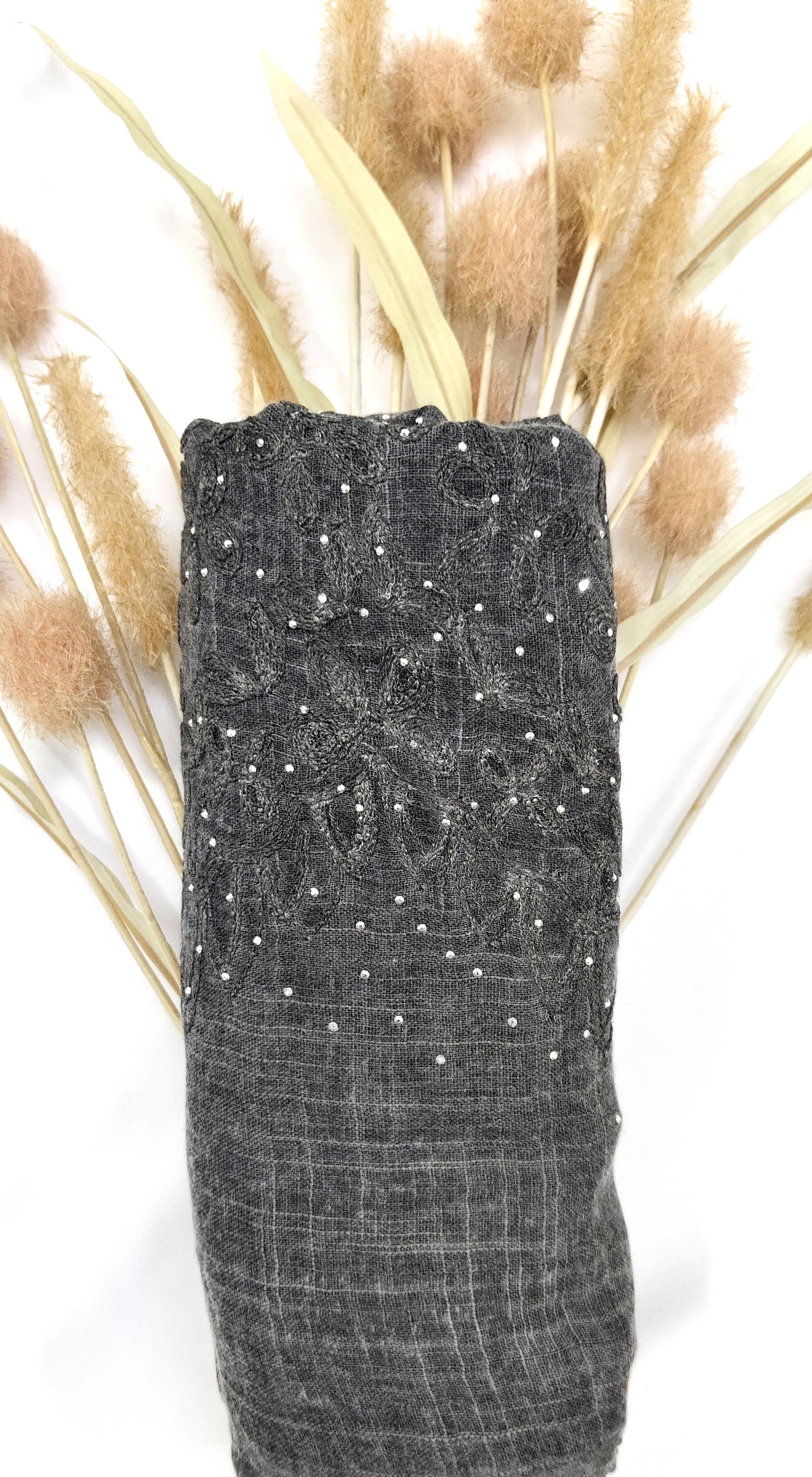 Premium Soft Cotton Embroidery with Crystal Stone Premium Soft Cotton Embroidery with Crystal Stone