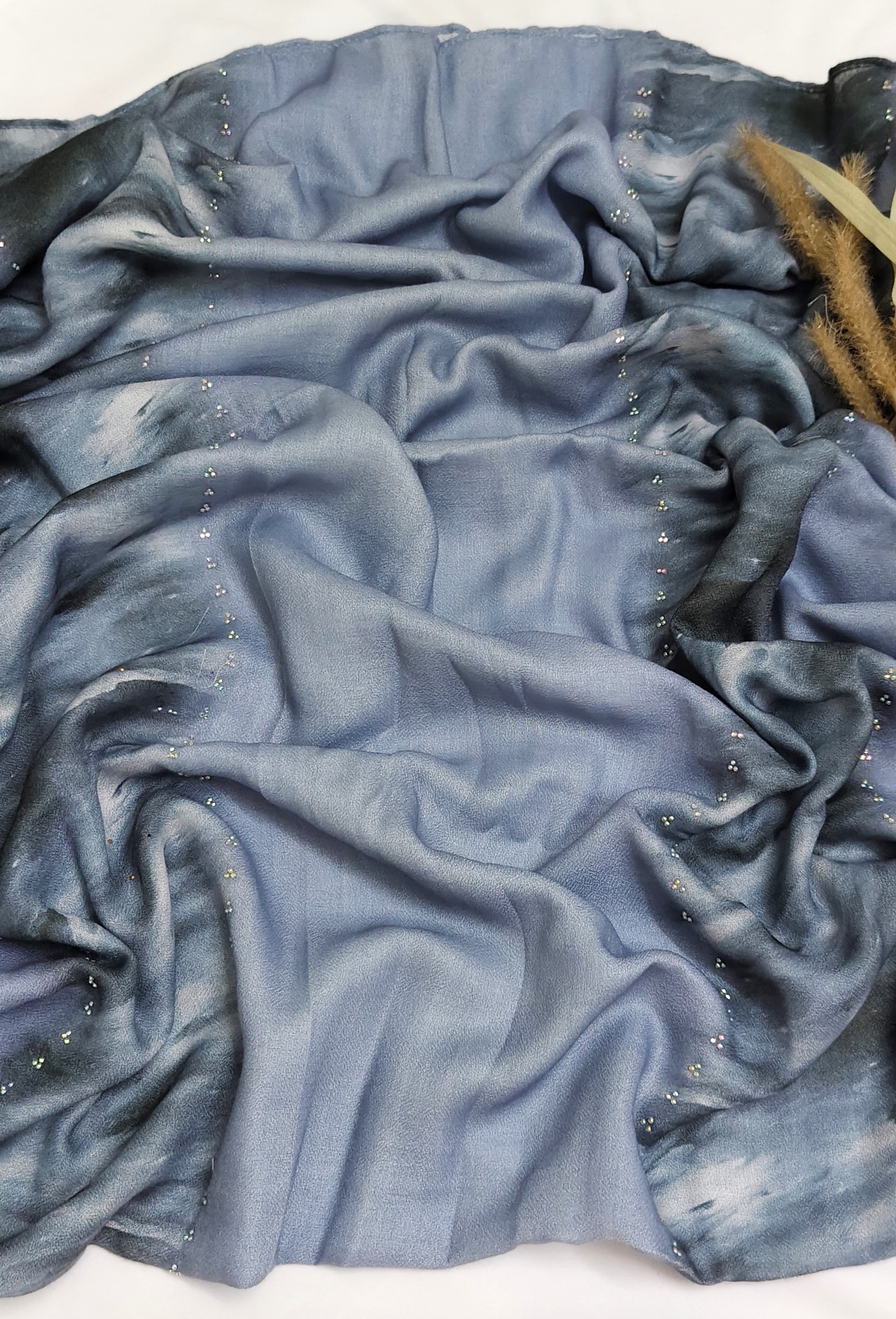 Viscose Summer Cool Cotton 3d Print Design and Crystal Stone Viscose Summer Cool Cotton 3d Print Design and Crystal Stone